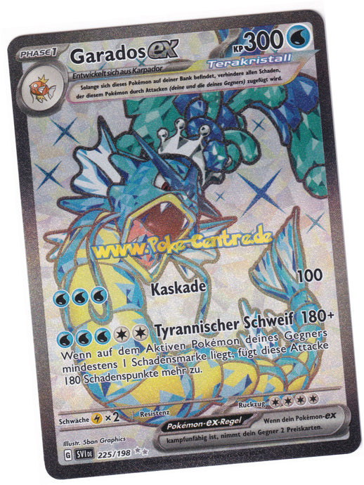 Garados-ex 225/198 Fullart - Karmesin & Purpur Deutsch