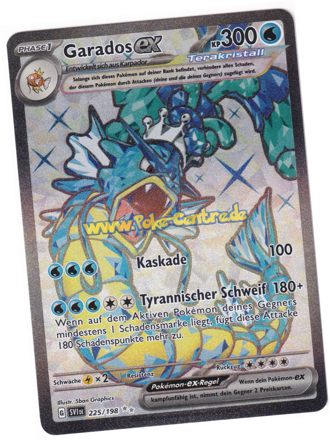 Garados-ex 225/198 Fullart - Karmesin & Purpur Deutsch