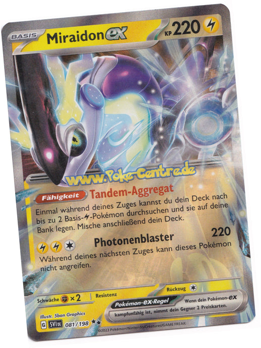 Miraidon-ex 081/198 Double Rare - Karmesin & Purpur Deutsch