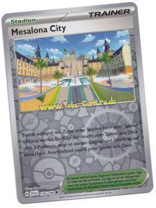 Mesalona City 178/198 Uncommon Reverse Holo - Karmesin & Purpur Deutsch