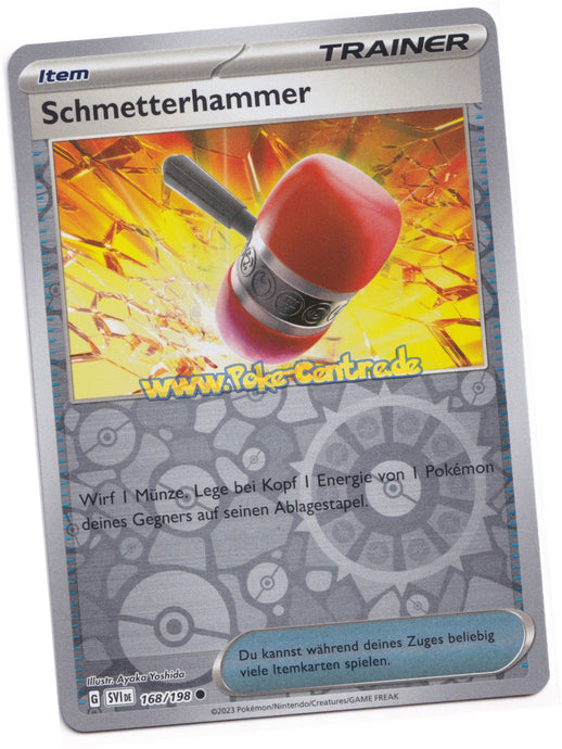 Schmetterhammer 168/198 Common Reverse Holo - Karmesin & Purpur Deutsch
