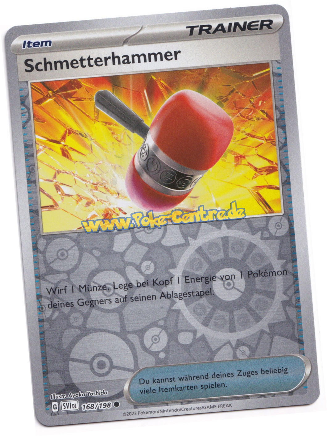 Schmetterhammer 168/198 Common Reverse Holo - Karmesin & Purpur Deutsch