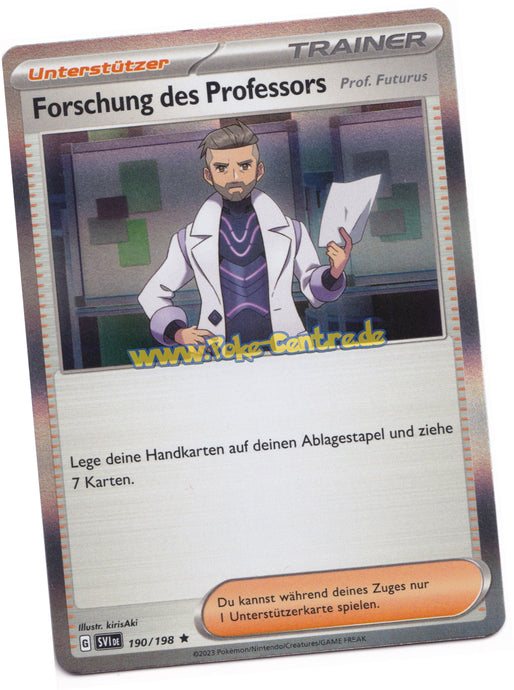 Forschung des Professors (Prof. Futurus) 190/198 Rare Holo - Karmesin & Purpur Deutsch