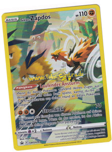 Galar-Zapdos SWSH283 Fullart - Black Star Promo Zenit der Könige Deutsch