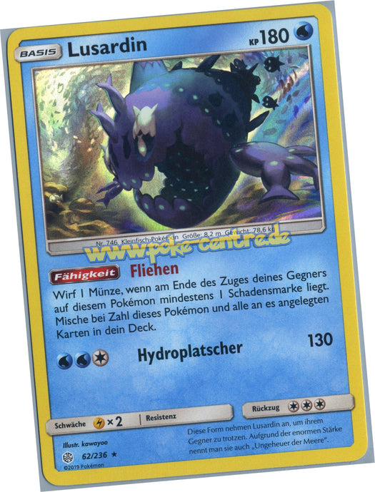 Lusardin 62/236 Rare Holo - Welten im Wandel Deutsch