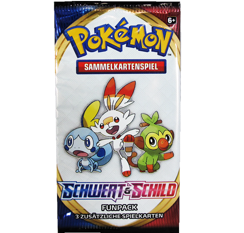 1x Pokémon Schwert & Schild - Funpack - Booster Pack