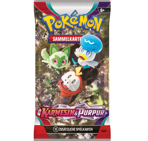 1x Pokemon - Karmesin und Purpur Booster Pack